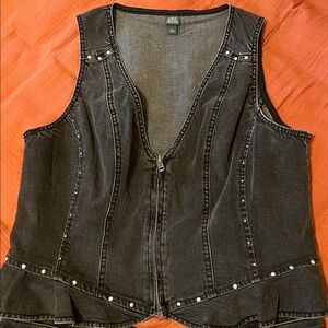 Wild Fable Gray Denim Vest